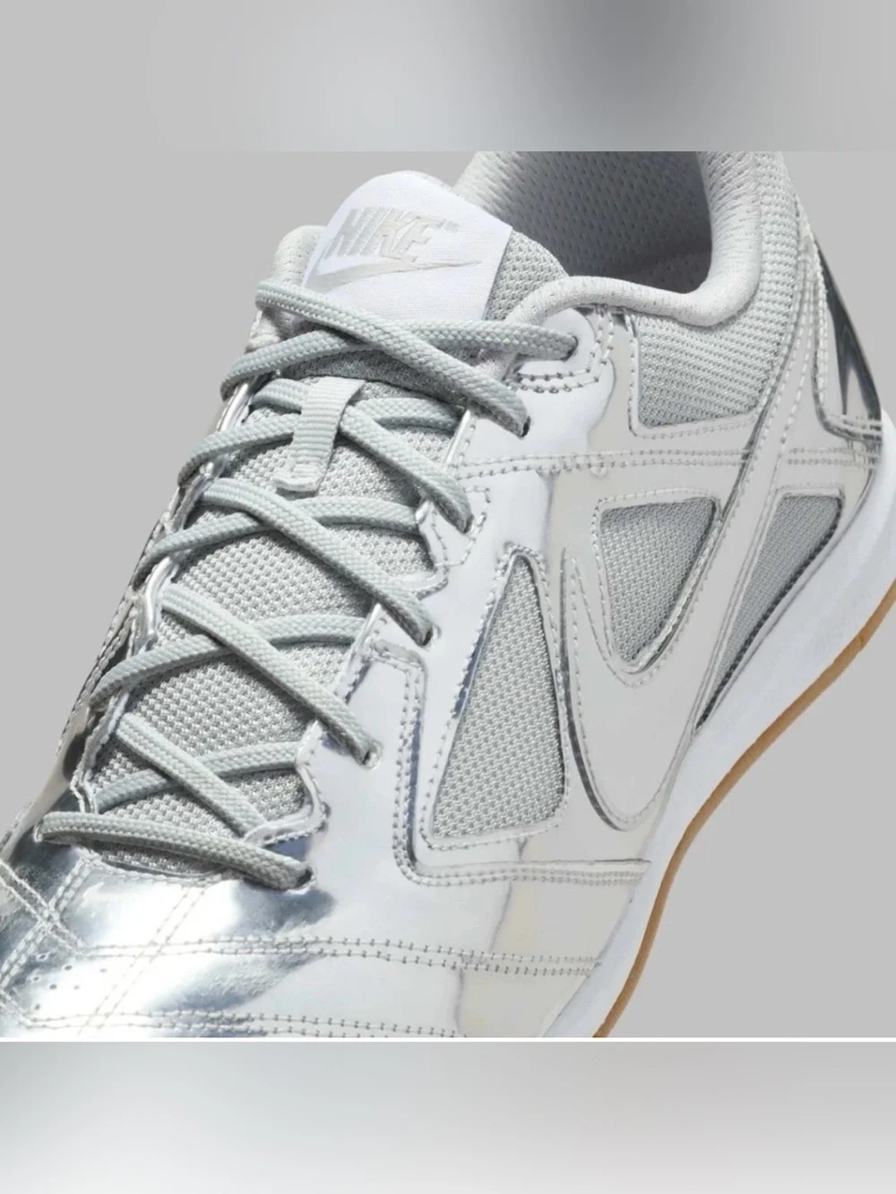 NEW Nike Gato LV8 Chrome Metallic Silver Gum IB3566-001 Mens Shoes 9.5-13
